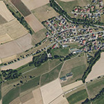 Die Lage von Obermühle im Orthofoto