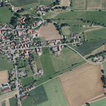 Die Lage von Herrnhof im Orthofoto