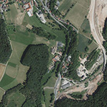 Die Lage von Scheuer im Orthofoto