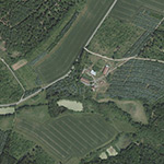 Die Lage von Treisbach im Orthofoto