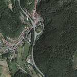 Die Lage von Kupferhütte im Orthofoto