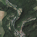 Die Lage von Papiermühle im Orthofoto