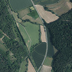 Die Lage von Ellingsen im Orthofoto