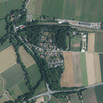 Die Lage von Hackenberg im Orthofoto