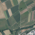 Die Lage von Almern im Orthofoto