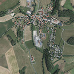 Die Lage von Rittermühle im Orthofoto