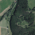 Die Lage von Rickersbruch im Orthofoto