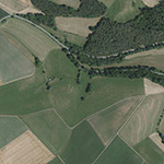 Die Lage von Nuenborn im Orthofoto
