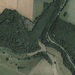 Die Lage von Hilmarkhausen im Orthofoto