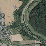 Die Lage von Haus Wiesengrund im Orthofoto