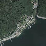 Die Lage von Strandbad Waldeck im Orthofoto