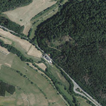 Die Lage von Gebeshol im Orthofoto