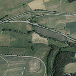 Die Lage von Aestenfelde im Orthofoto