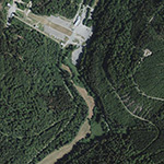 Die Lage von Brewitts-Hütte im Orthofoto