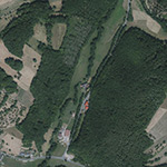 Die Lage von Grundmühle im Orthofoto