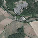 Die Lage von Welferode im Orthofoto
