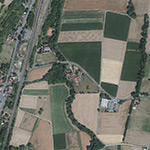 Die Lage von Stegmühle im Orthofoto