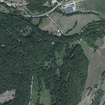 Die Lage von Glashütte im Orthofoto