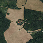 Die Lage von Rittersberg im Orthofoto
