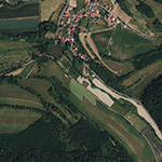 Die Lage von Obermühle im Orthofoto