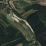 Die Lage von Untermühle im Orthofoto