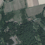 Die Lage von Poppenhagen im Orthofoto