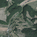 Die Lage von Oberweißenbach im Orthofoto