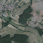 Die Lage von Gastenrode im Orthofoto