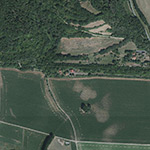 Die Lage von Bahnhof im Orthofoto