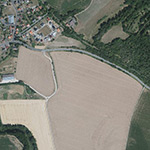 Die Lage von Forst im Orthofoto