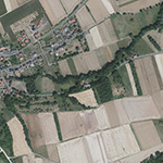 Die Lage von Untermühle im Orthofoto