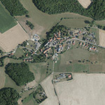 Die Lage von Berge, Gutsbezirk im Orthofoto