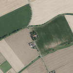 Die Lage von Angerhof im Orthofoto