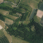 Die Lage von Renderoth im Orthofoto
