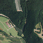 Die Lage von Hilgerode im Orthofoto