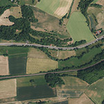 Die Lage von Schlackenmühle im Orthofoto