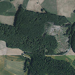 Die Lage von Dammerod im Orthofoto