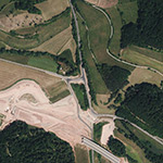 Die Lage von Blinde Mühle im Orthofoto