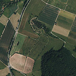 Die Lage von Schwarzenbach im Orthofoto