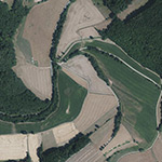 Die Lage von Lerchenhosbach im Orthofoto