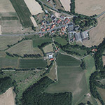 Die Lage von Obermühle im Orthofoto