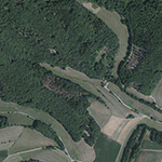 Die Lage von Friedrichsrode im Orthofoto