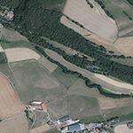 Die Lage von Elchendorf im Orthofoto