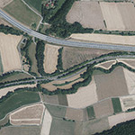 Die Lage von Eichholz im Orthofoto