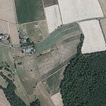 Die Lage von Kratendorf im Orthofoto