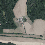 Die Lage von Marienhof (Teufelsthal) im Orthofoto