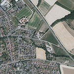 Die Lage von Birkenhof im Orthofoto