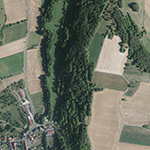 Die Lage von Niederroßbach im Orthofoto