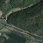Die Lage von Badenstein im Orthofoto