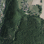 Die Lage von Burghagen im Orthofoto
